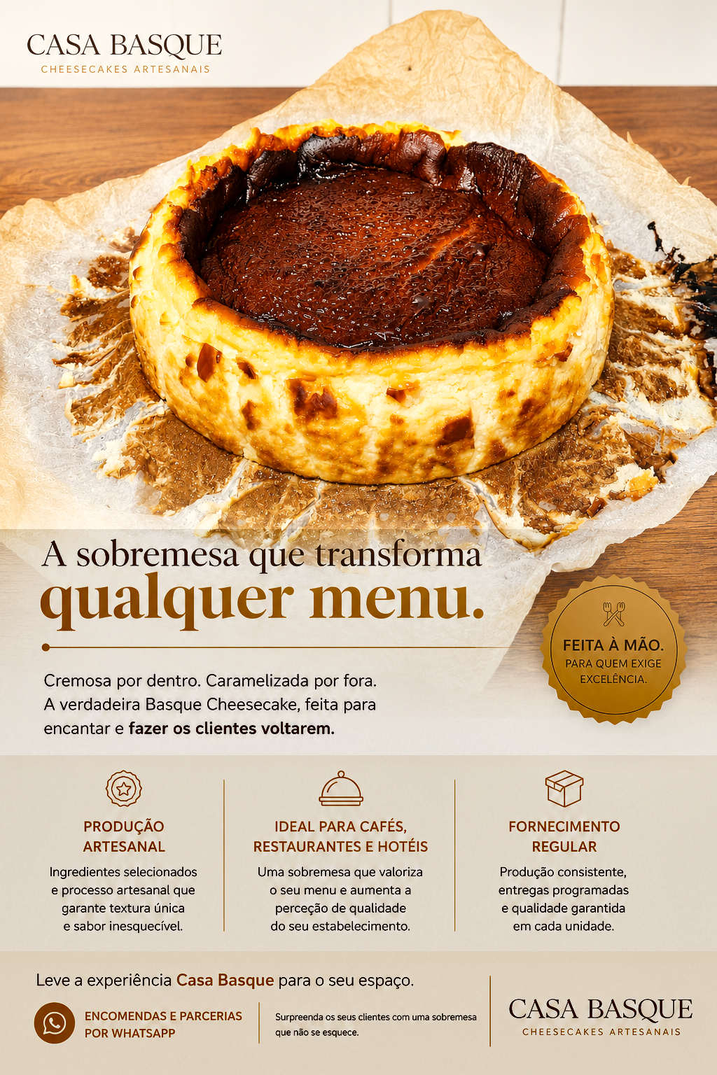 Cheesecake Basco Premium